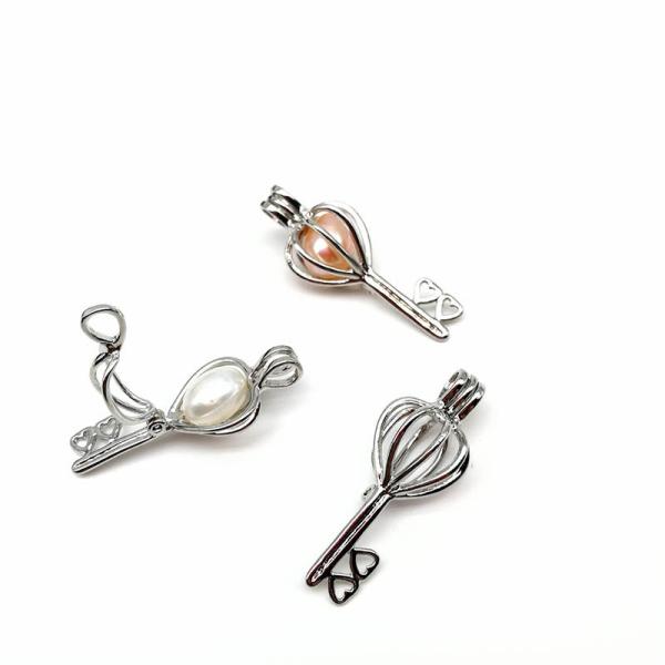 Pearl Cage Locket Findings Cage Pendant Essential Oil Diffuser Locket For Oyster