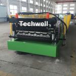 0.3 - 0.8mm Material Thickness Color Steel Roof Roll Forming Machine TW-RWM