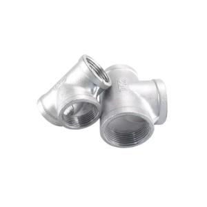 Wholesale BS Standard Stainless Steel Fittings Crosshead Equal Diameter Tee for Chemical Piping from china suppliers