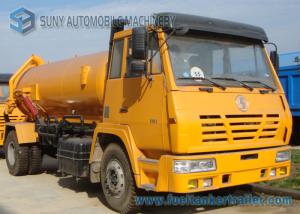 Wholesale Shacman 4 X 2 Sewage Vacuum Truck , 10M3 10000L Gully / Cesspit Emptier from china suppliers