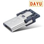 Usb 2.0 Male 4 Pin Micro Connector Copper Alloy / SPCC Shielding