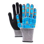 Impact Resistant Safety Work Gloves Tpr Protection Enhanced Grip For Heavy-Duty