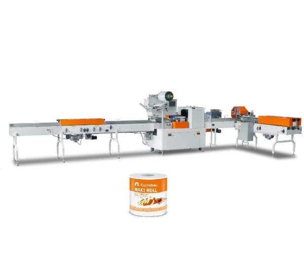 single roll toilet paper packing machine, Automatic single roll toilet paper