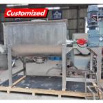 CE Certified Stainless Steel Horizontal Ribbon Mixer for OEM Custom Auger