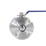 PN1.0-32.0MPa Italian Type 304 Stainless Steel Ultra-Thin Flange Ball Valve for