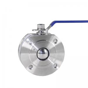 China Durable Viton O-Ring Stainless Steel 304/316 Wafer Thin Ball Valve with 30-Day Return on sale