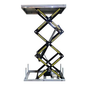 Wholesale 2 Ton Stationary Hydraulic Scissor Lift Tables 3m High Strength Steel from china suppliers