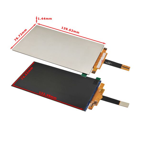 5.98 Inch IPS LCD Display Module 1440x2560 MIPI interface Display Optional HDMI Board