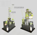 ZOOMLION Aurora Green 1/20 Scale Construction Hoist Diecast Alloy Model