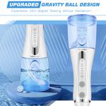 Waterproof Cordless Water Flosser with Massage Function and 350ml Water Capacity