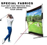 Fiberglass Golf Hitting Net 3.5FT Hitting Practice Net​ Durable Long