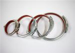 Hop Dip Quick Release Pipe Clamp Galanized Pressed Tight For Industry Seamless