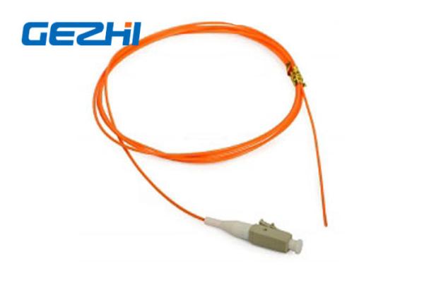 LC / PC Fiber Optic Patch Cord Pigtail 62.5 / 125um MM , Fiber Optical LC