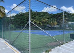 Wholesale Hot Dipped Galvanized Steel Chain Link Fencing , L30m Chain Link Security Gate from china suppliers