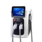 Portable2 in 1 permanent nd yag ipl e light opt hair tattoo removal carbon