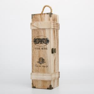 Wholesale Craft Book Shaped Personalised Wooden Wine Box With Single Bottle And Two Bottles from china suppliers