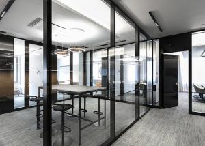 Wholesale Modern Interior Office Glass Wall Systems Movable Tempered Glass Partition Wall from china suppliers