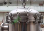 304 316 Stainless Steel 8 Bag Filter Housing Side Inlet For Liquid Filtration CE
