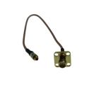 SMA 4 Holes Female With RG178 Coaxial Pigtail RF Cable To MMCX Male