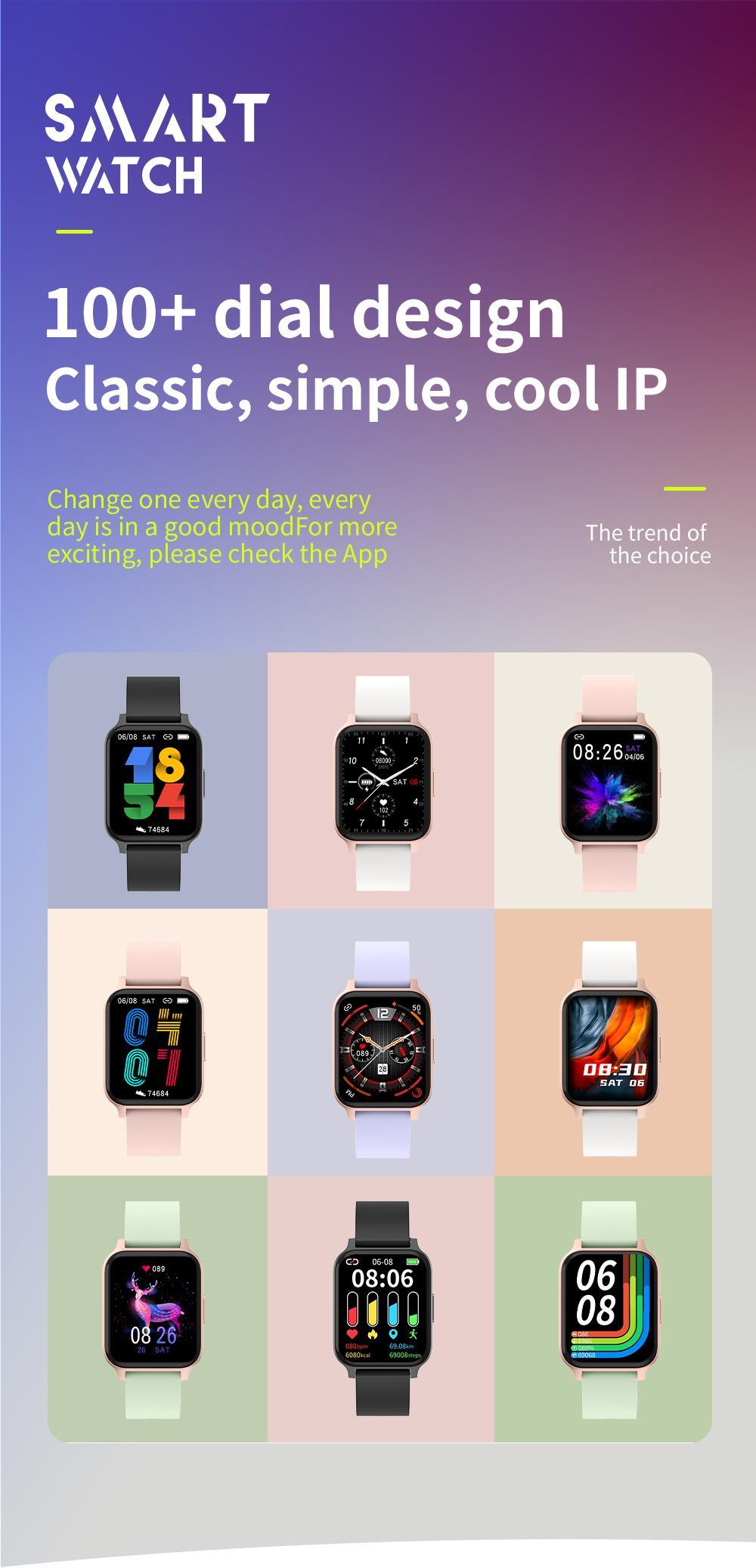 Explosive 240*295 Screen Resolution 304 Stainless Steel Clasp Multi-Sport Function Health X5 Smart Watch