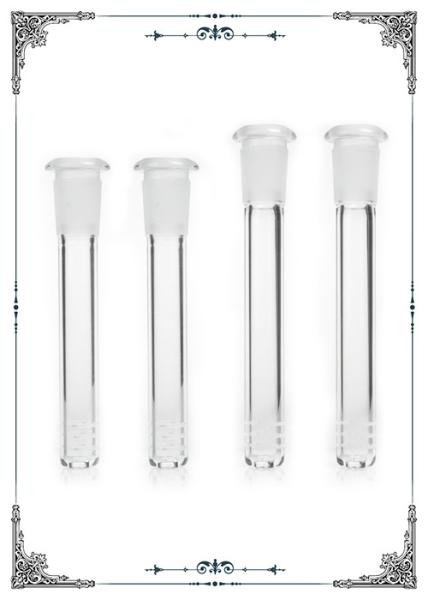 3" 4" Crosscut Hookah Slide Glass Downstem Hand Blown For Smoking