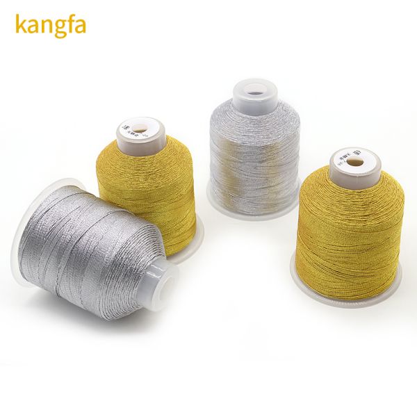 Jewelry Cord 100% Polyester Silver Silk Metallic Yarn with 3 Strands Multiple Colour