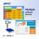 12V/5A SOHE 30KG 450*600mm Windows System Smart Weighing Scale with Weight