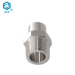 Male Hexagon AFK Stainless Steel Tube Adapter Forged Threaded