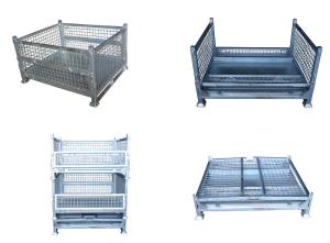 Wholesale Stackable Warehouse Storage Steel Pallet Cage from china suppliers