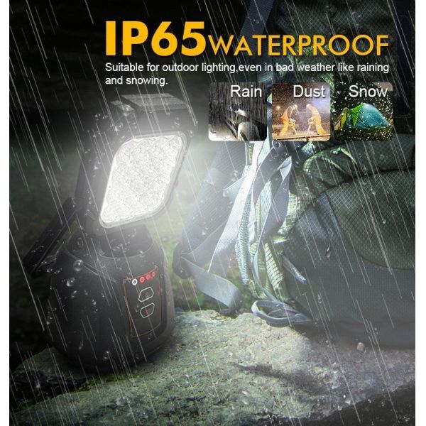 IP67 Portable Magnetic Work Light 16W Magnetic Rechargeable Light Customized