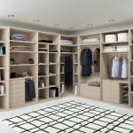 Bedroom Furniture Modern Small L Shape Walk in Closet Wardrobe for Bedroom