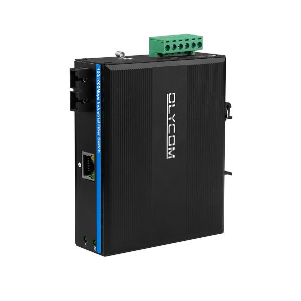 10/100/1000Mbps Gigabit Ethernet Media Converter Durable Metal Shell SC Media