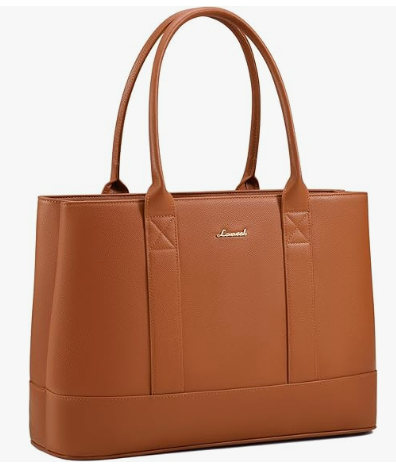 Laptop Bag for Women, Computer Work Tote Bag, Business Shoulder Handbag, Office Briefcase for Gift, Travel, Teacher