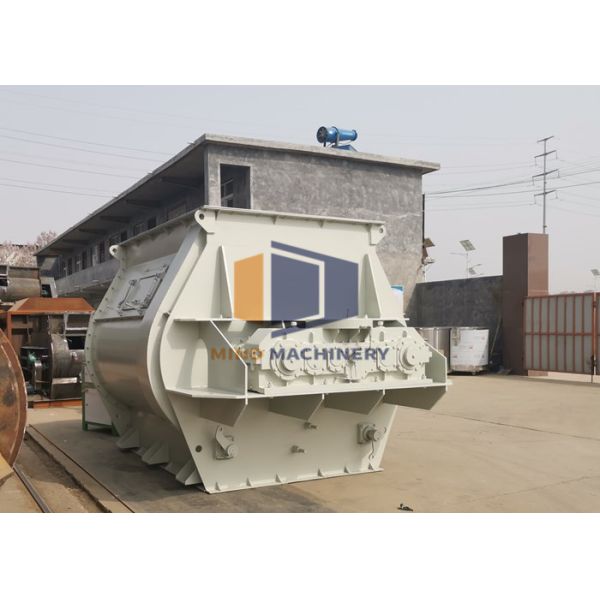 Horizontal Twin Shaft Paddle Mixer Non Gravity For Dry Mortar Powder Granule