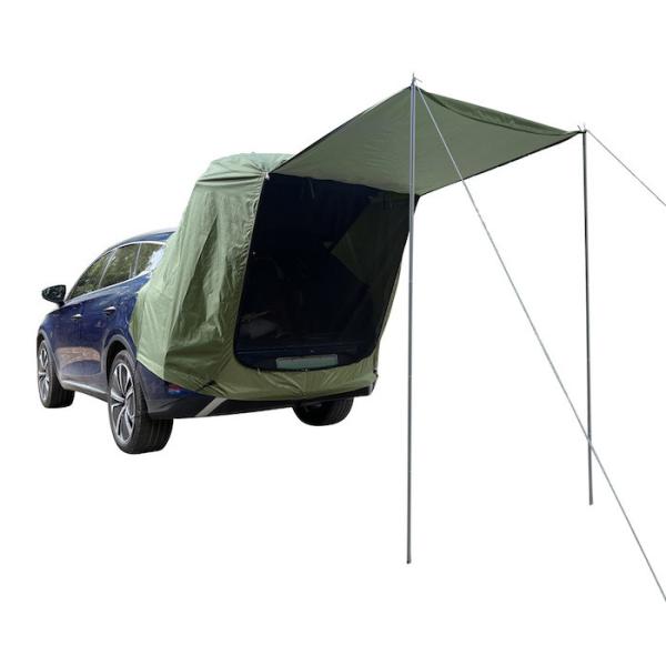 200*120*240CM Army Green Waterproof Silver Coated Polyester 210D SUV Camping