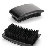 Customize 360 Wave Brush Square Wood Handle With Private Brand LOGO Hair Brush