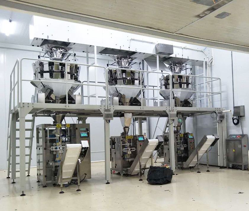 Electric VFFS Peanut Coffee Bean Granule Packing Machine