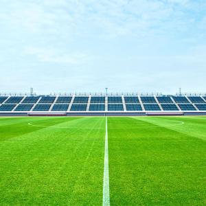 Wholesale Fire Retardant Artificial Grass Soccer Field / Plastic Fake Grass Football Field from china suppliers