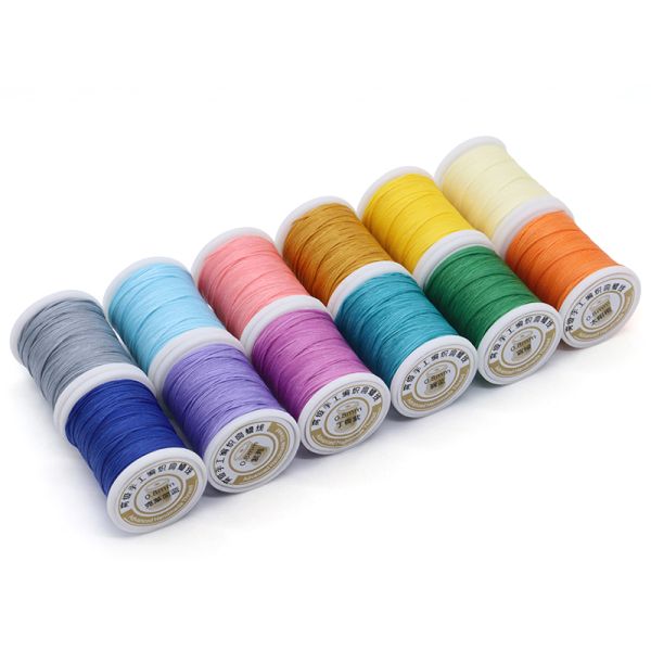 Purse Leather Sewing Waxed Thread-Practical Long Stitching Thread For Leather Craft DIY 0.8mm wax thread