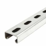 Standard Cable Trunking C Shape Channel For Professional Cable Management