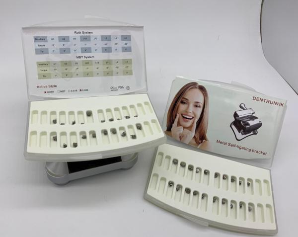 Dental Metal MBT 022 Self Ligating Braces Active Style Orthodontic Damon Q