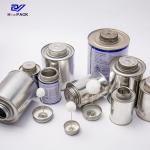 Screw Top PVC Cement Tin Can Adhesive Metal Container With Dauber And Brush