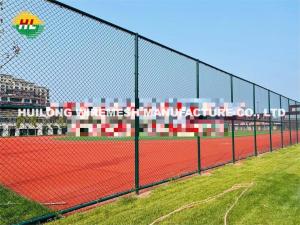 Wholesale 3.8mm Thickness PVC Coated Diamond Chain Link Mesh Fence for Sports Field from china suppliers