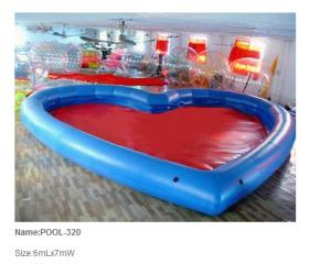 Wholesale Inflatable pool / inflatable water pool / giant heart shape pool from china suppliers