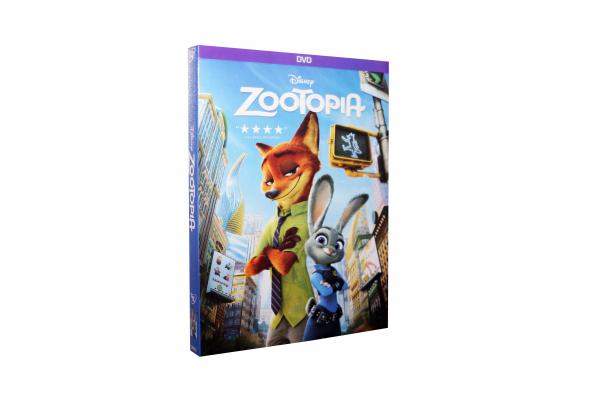 Quality Free DHL Shipping@2016 New HOT Disney DVD Movies Cartoon Moveis Zootopia Wholesale!! for sale