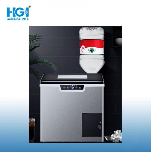 Home Table Top Stainless Steel Ice Maker With Water Dispenser