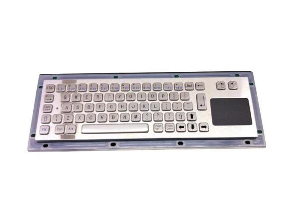 Super Slim Symbol Industrial Metal Keyboard Water Proof Touchpad USB / PS2
