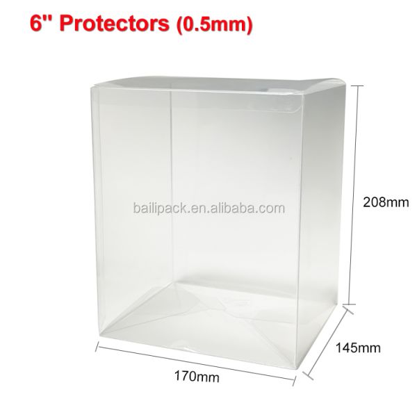 Baili Funko Pop Auto Lock Protector 4" 0.5mm Funko Protector PET Clear Box Wholesale