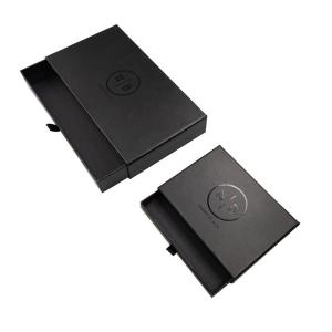 Wholesale Environmental Protection Matt Lamination Cardboard Hard Black Gift Box for Photo Frame from china suppliers