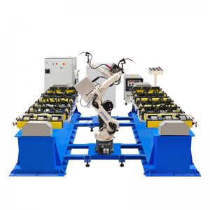 China Hwashi Industrial MIG Welding Robots Beam Welding Robot For Storage Rack Frame on sale